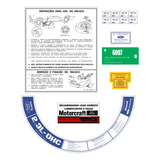 Adesivos Etiquetas De Advertência Kit Motor Ford Maverick 2.3l Et02 Frete Fixo Fgc