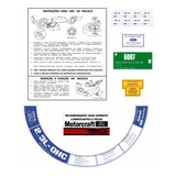 Adesivos Etiquetas De Advertência Kit Motor Ford Maverick 2.3l Et02 Frete Grátis Fgc