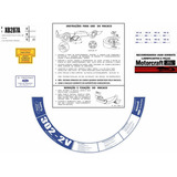 Adesivos Etiquetas De Advertência Kit Motor Ford Maverick V8 Canadense Et03 Frete Grátis Fgc