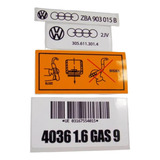 Adesivos Etiquetas De Advertência Tampa Válvula Motor 1.6 Gas Gasolina Volkswagen Kit Frete Fixo Fgc