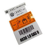 Adesivos Etiquetas De Advertência Tampa Valvula Motor 1.8 Gasolina Volkswagen Kit 18gas Frete Grátis Fgc