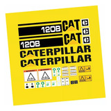 Adesivos P/ Motoniveladora Caterpillar 120b  Faixas Decalque