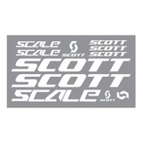 Adesivos Scott Scale Branco Montain Bike