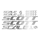 Adesivos Scott Scale Prata Montain Bike