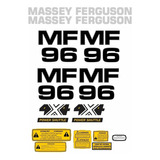 Adesivos Trator Massey Ferguson Mf96 Mf 96 4x4 Ca-00454 Mq Cor