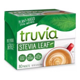 Adoçante Natural Folha De Stevia Truvia 80 Saches 