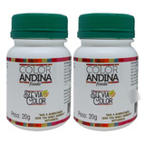 Adoçante Stévia 20g | Color Andina | 100% Natural | 2 Potes