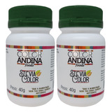 Adoçante Stévia 40g | Color Andina | 100% Natural | 2 Potes
