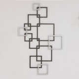 Adorno Parede Decorativo Abstrato Frame Quadriculado