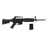 Aeg Airsoft Rifle M4 4007mg Com Bateria 370 Fps Jg Works