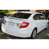 Aerofólio Honda Civic Pintado Branco 2012 2013 2014 2015 016