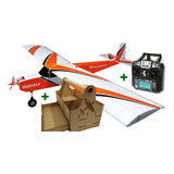Aeromodelo Treinador Telemaster Completo Controle 6 Ch Kit 5