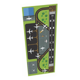 Aeroporto Pista 1,40 X 60cm Para Miniaturas Aviões Brinquedo
