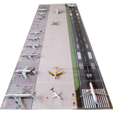 Aeroporto Pista 1,70 X 55cm Para Miniaturas Aviões Diorama