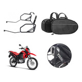 Afastador Suporte Alforge + Bolsa Lateral 36l Bros Nxr 160