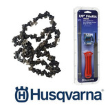 Afiador 3/8 + Corrente 34 Faca Motosserra Husqvarna Original