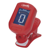 Afinador Cromático Digital Af10 Vermelho Violão Baixo