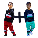 Agasalho Moletom Conjunto Casaco E Calça Inverno Infantil