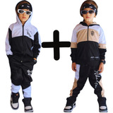 Agasalho Moletom Conjunto Casaco E Calça Inverno Infantil