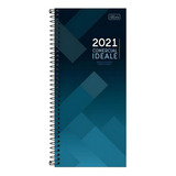 Agenda 2021 Tilibra Espiral Executiva Diária Comercial Ideal