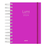 Agenda 2024 Mini Lumi Rosa Capa