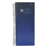 Agenda Comercial Ideale Tilibra - Azul 2025 - 208 Folhas