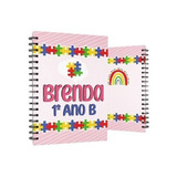 Agenda Escolar Bebê/infantil A5 Personal.96fls - Autismo A43