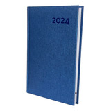 Agenda Executiva 2024 Capa Costurada Dura A5 Cores Diversas 