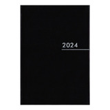Agenda Executiva 2024 Capa Costurada Dura A5 Cores Diversas 