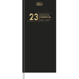 Agenda Executiva Costurada Diária Comercial M8 2023 Tilibra Cor Da Capa Preto