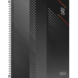 Agenda Executiva Espiral Diária 20 X 27,5 Cm Spot 2025 Preta