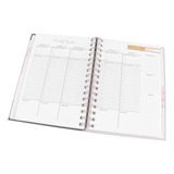 Agenda Mensal: Reserve Twin Wire Binding Year, Semanalmente