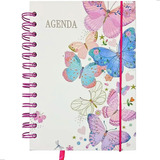 Agenda Pequena Escolar Capa Dura Executiva Estudante Espiral