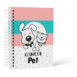Agenda Petshop Pet Capa Dura Controle Financeiro Permanente 