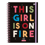 Agenda Planner Be Bold Preto 160 Paginas Modelo Nao Datado. This Girl In On Fire