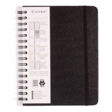 Agenda Planner Classico Preto Semanal - A5 Wire-ô - Cicero