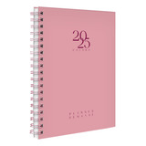 Agenda Planner Semanal Capa Dura Spot Colors Rosa