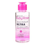 Agua Micelar Ultra Ruby Rose Demaquila, Tonifica E Hidrata