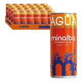 Agua Mineral C/ Gás Minalba Lata 310ml (24 Unidades) Kit