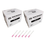 Agulha Descartável HiPodérmica Rosa 18g 1,20 X 40mm - 200un