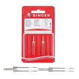 Agulha Dupla Singer Original 4mm Costura Janome Brother 2und