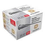Agulha HiPodérmica 25 X 0,70mm 22g Descarpack Com 100 Unidades