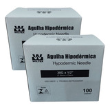 Agulha HiPodérmica Insulina 30g 13 X 0,30mm - Kit Com 200un 