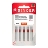 Agulha Singer 2020 N80/12 Para Máquina De Costura Domestica
