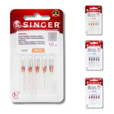 Agulha Singer Máquina Doméstica 2020 - 12, 14 Ou 16- 10un