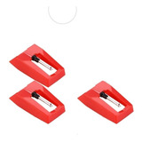 Agulha Stylus Toca-discos Tomshin Gravador Gramofone 3pçs
