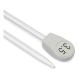 Agulha Trico Aluminio 35cm Pingouin - Tamanho 3,5mm