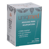 Agulhas Para Acupuntura Uniqmed 0,25x25 Cx