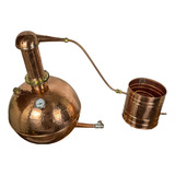 Alambique Cobre 20 Litros /alcometro/reserv/termo Frete 