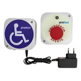 Alarme Audiovisual Antipânico Para Banheiro Pne Nbr9050